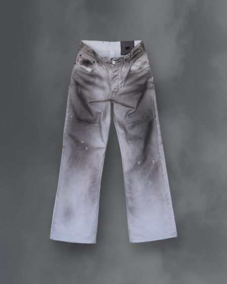 Ktwo Studios washed indigo denim (pant) white